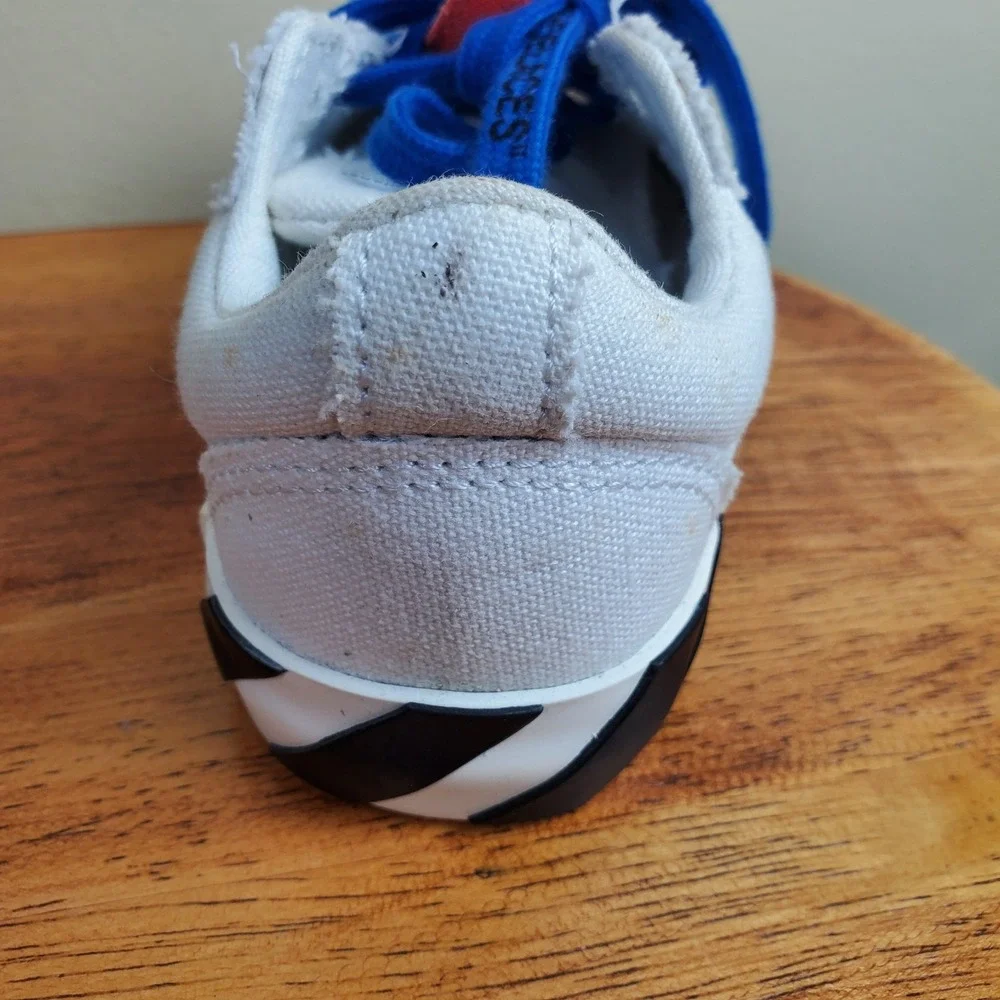 Kids Off White Monster Virgil Abloh White Sneakers Zip Tie Vulcanized 26